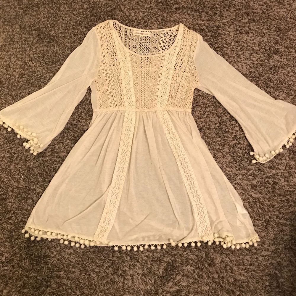 Cream babydoll tunic
